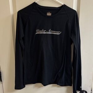 Under Armour Women's Black Long Sleeve Tee